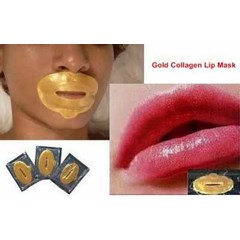 masker bibir (gold collagen crystal lip mask)