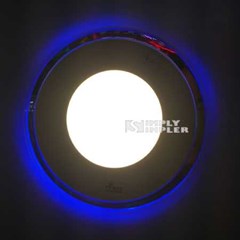 hiled two tone colors panel downlight 9w round
