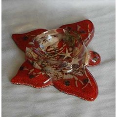 cb-shelldisc16/ asbak resi motif kupu-kupu