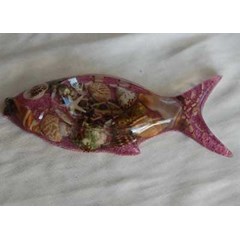 cb-shelldisc18/ asbak resin motif ikan