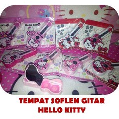 tempat softlens hello kitty bentuk gitar