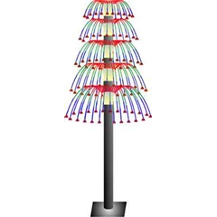 lampu pinus hias jalan kota p023