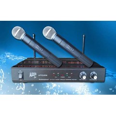 mic wireless auderpro ap-926wm ( 2 mic genggam)