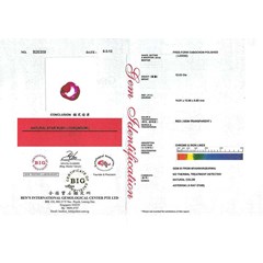 natural no heat ruby mirah delima. mogok burma - rbs 291