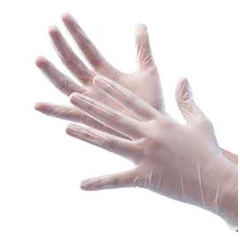 vinyl glove, powder free, clear, trasti