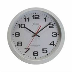jam dinding eagle putih diameter 30 cm