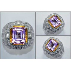 batu permata sparkling vivid pink topaz. crystal mulus - tp 021