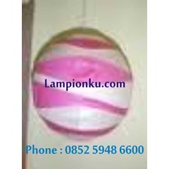 l-105, lampion bola mata, bahan kertas