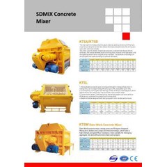 sdmix twin shaft compulsary mixer