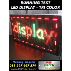 running text 3 warna