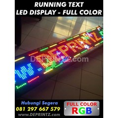 running text full color