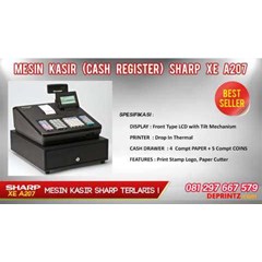 mesin kasir sharp xe a207