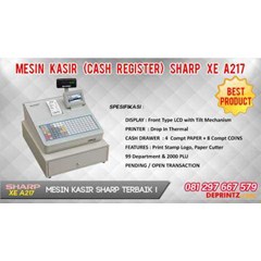 mesin kasir sharp xe a217