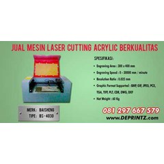 mesin laser cutting acrylic mini as 4030