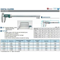 niigata seiki digital calipers ( d series)