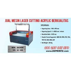 mesin laser cutting acrylic as 1490