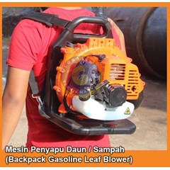 mesin penyapu daun / sampah / debu ( backpack gasoline leaf blower)