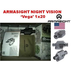 teropong malam / night vison monocular armasight ‘ vega’ 1x20mm gen. 1+