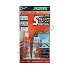 hardex he 205 clear epoxy 5 minutes