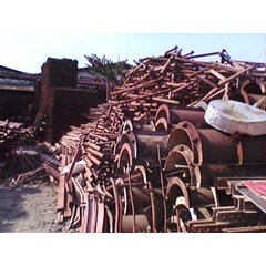 besi scrap besi tua ex. kapal, alat berat, rel kereta, pipa scrap tebal