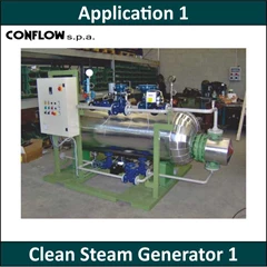 conflow - application 1 - clean steam generator 1