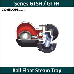 conflow - series gtsh / gtfh - ball float steam trap