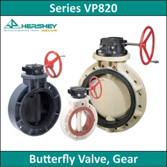 hershey - series vp820 - butterfly valve, gear