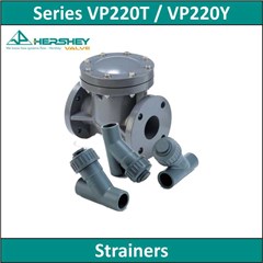 hershey - series vp220t / vp220y - strainers