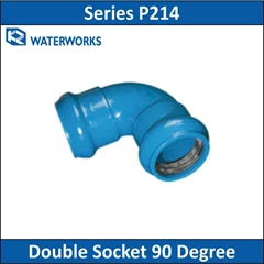 kz waterworks - series p214 - double socket 90 degree