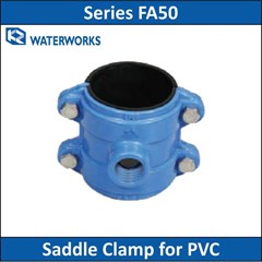 kz waterworks - series fa50 - saddle clamp for pvc