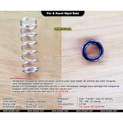 per & karet nipel babi