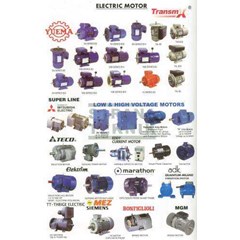 electric motor melco, teco, elektrim, yuema, tatung, dll