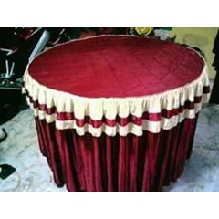 cover meja bulat