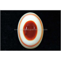 batu antik sulaiman mata merah. kristal top - bak 064