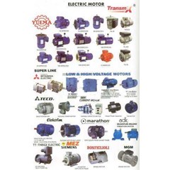 electric motor melco, teco, elektrim, yuema, tatung, dll