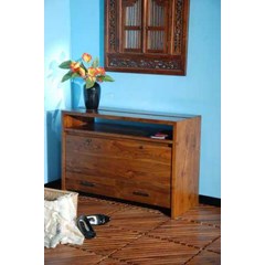chest of drawer teak minimalist new design natural nc furnishing ajf-40dc teak indonesia furniture