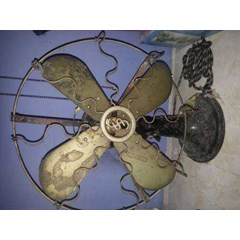 kipas angin jadul antik lawas..baling2 dari kuningan, merk siemens,