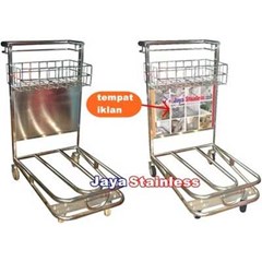 trolley bandara, airport trolley stainless