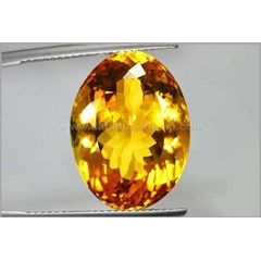 sparkling hot golden citrine. kristal sri lanka - bct 015