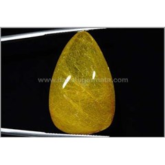 batu antik cendana rambut emas - bcd 007