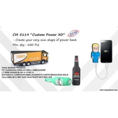power bank custom power 3d cm lw 5119