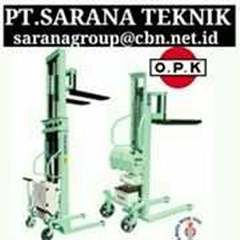 sell opk stacker manual & batery pt.sarana teknik opk material handling stacker