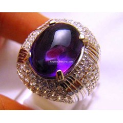 cincin permata kecubung ( code: qz131) ....sold out ! ! ! !