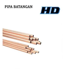 pipa tembaga batangan ukuran 7/ 8' ' ( 22.23mm) x0.51mmx5.8m