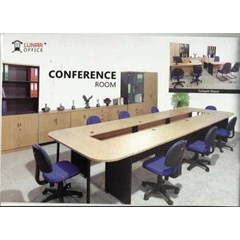 meja meeting besar / big conference table merk lunar seri 7