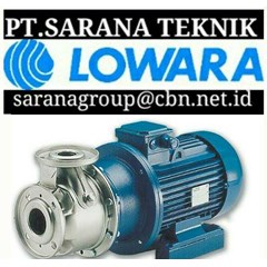 lowara pump submersible & centrifugal pump pt, sarana