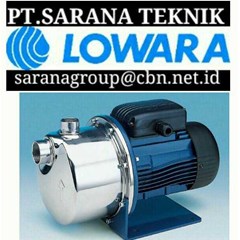 lowara pump submersible & centrifugal pump pt, sarana agent