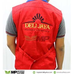 buat baju / rompi deli jaya / seragam kerja