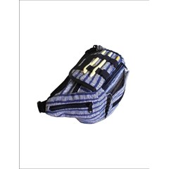 tas pinggang kanvas motif a react