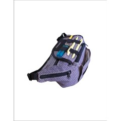 tas pinggang kanvas motif b react